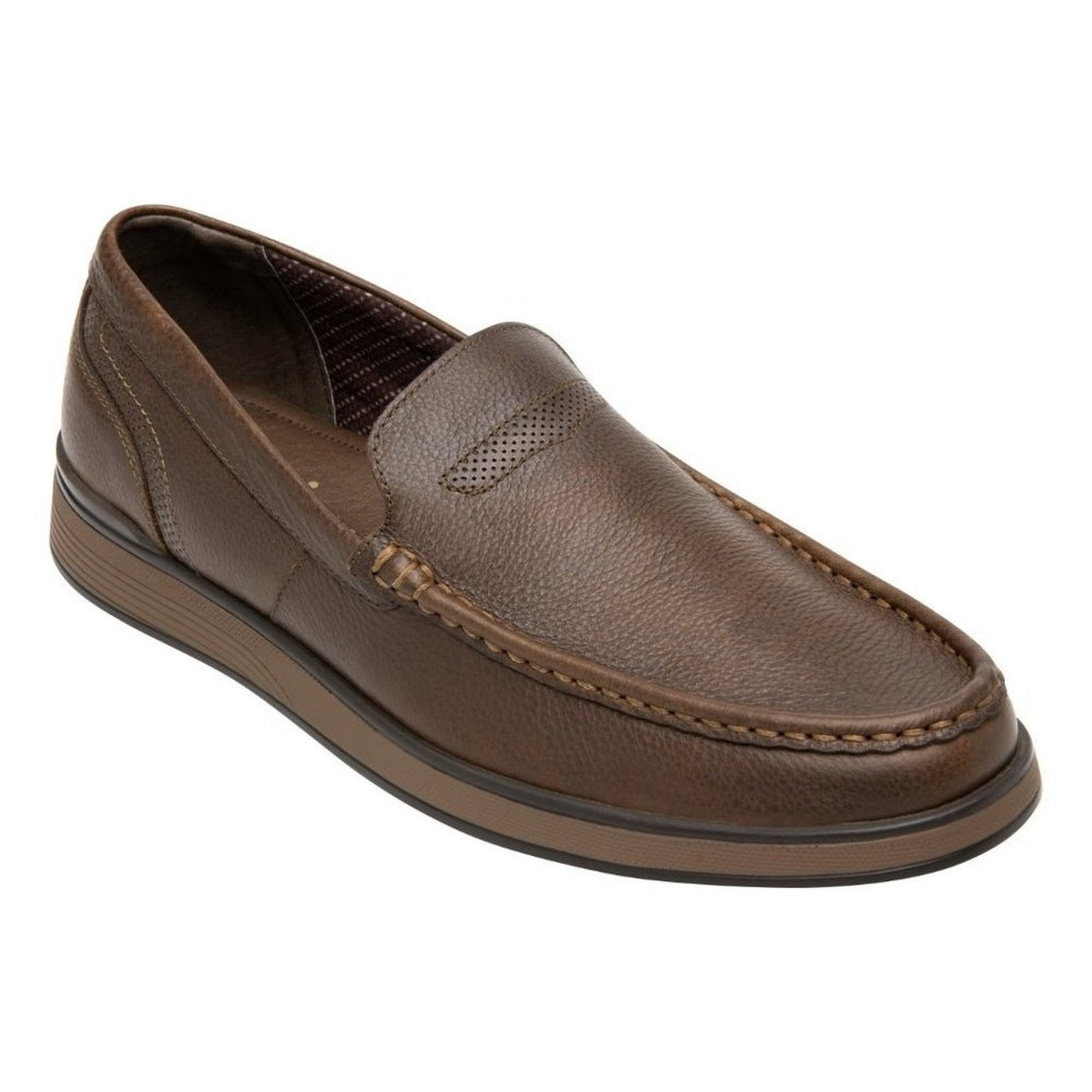 Mocasines Clasicos Hombre Flexi Slip On 413201 Café Ligeros