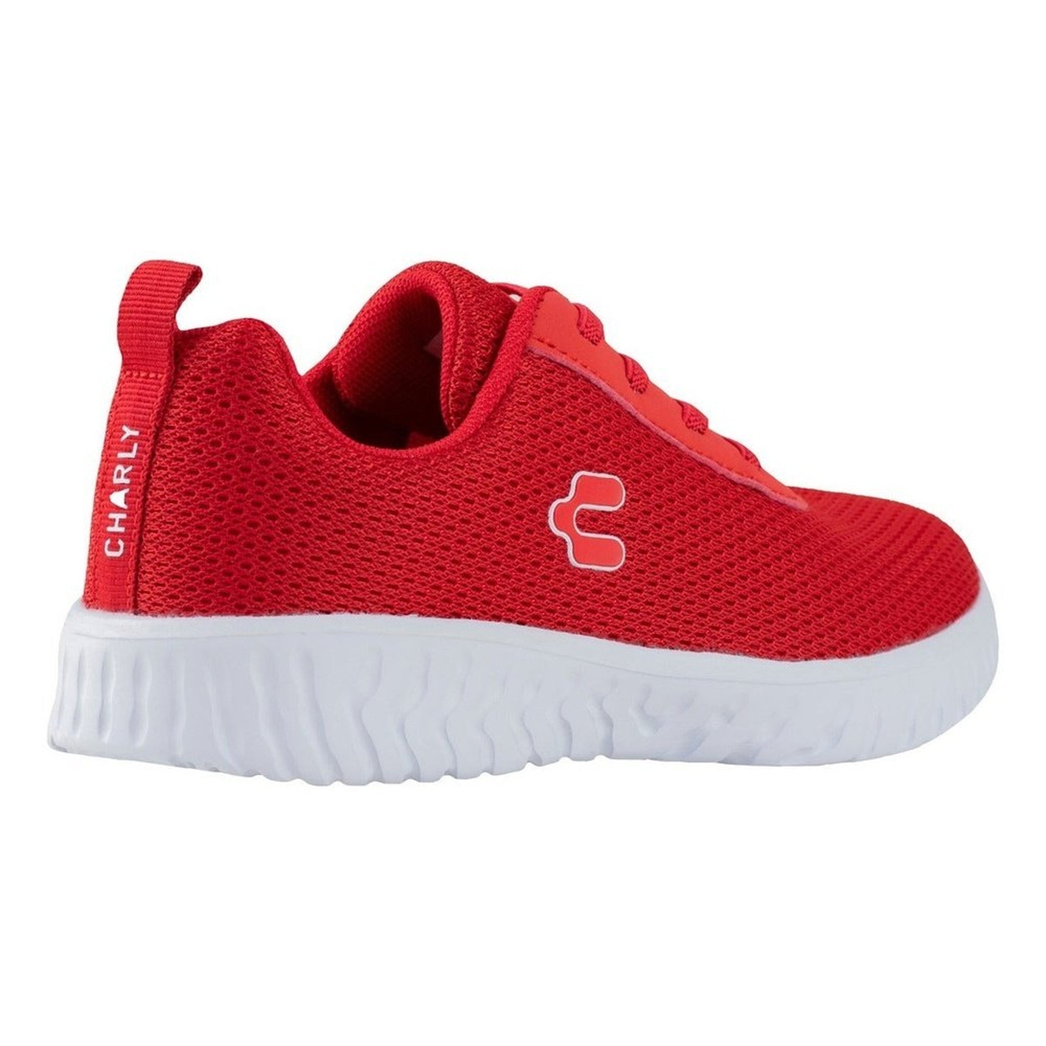 Tenis Rojo Para Niño Charly Kids Running Sport 1098314 Bco~
