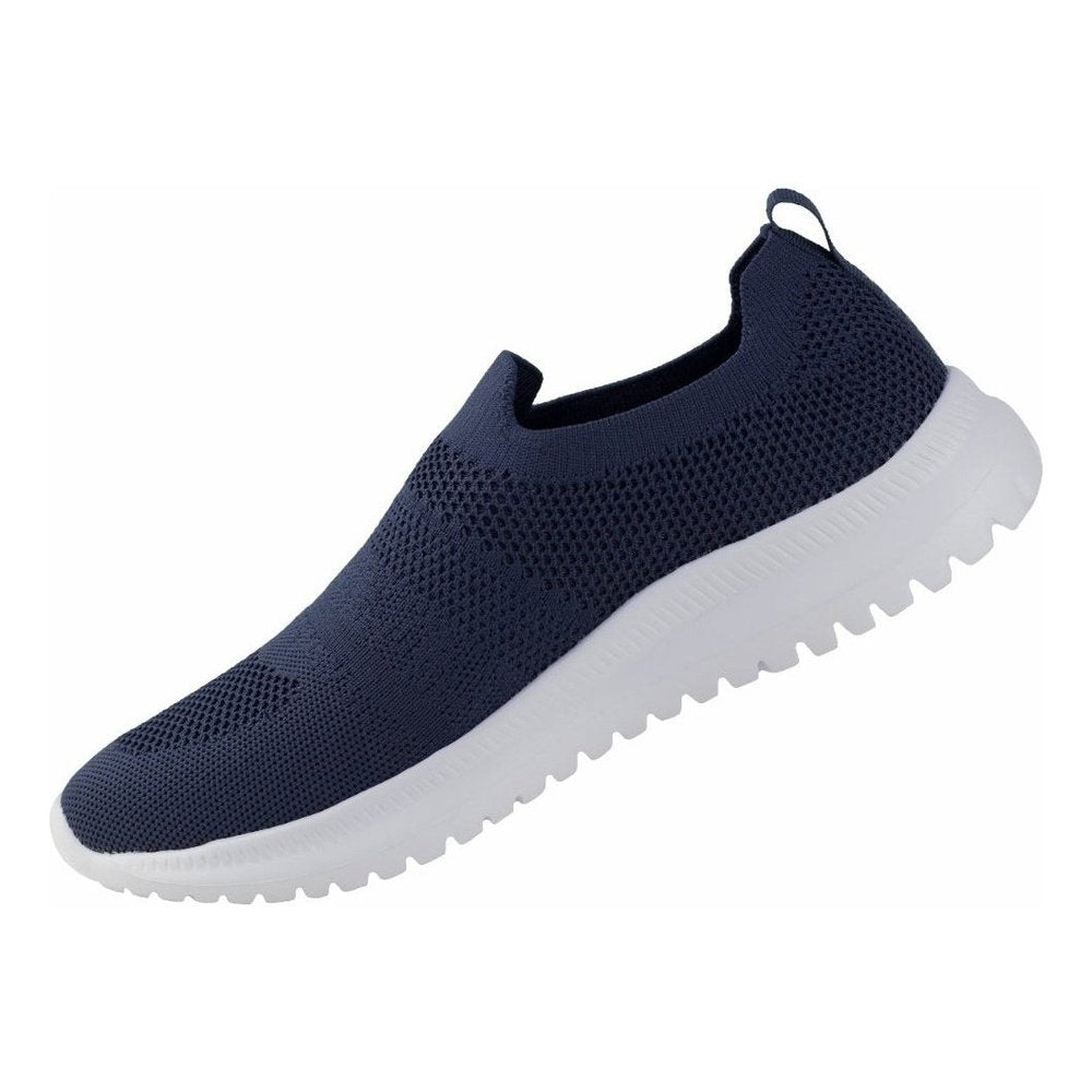 Tenis Charly Hombre De Calcetin Relax 1086364 Marino Blanco~