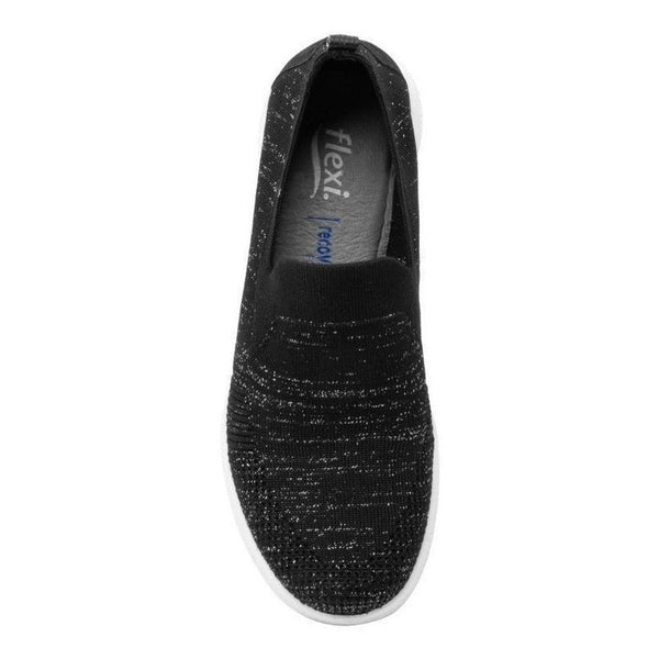 Tenis Flexi Comodo Slip On 101308 Negro Casuales Original