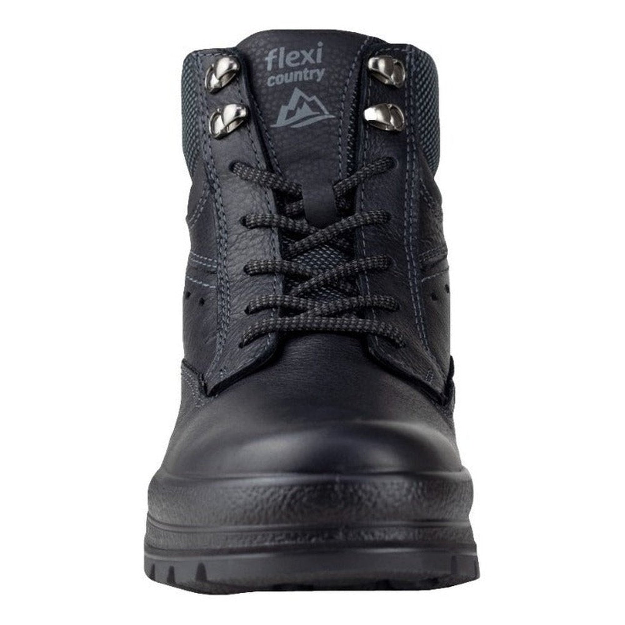 Botínes Para Hombre Flexi Country Graneada 406005 Negro Piel