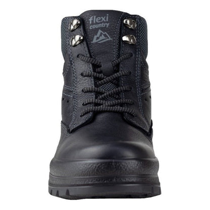 Botínes Para Hombre Flexi Country Graneada 406005 Negro Piel