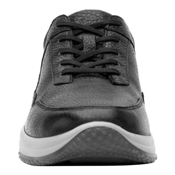 Tenis Urbano Flexi Hombre Sneaker Piel 410701 Negro Original