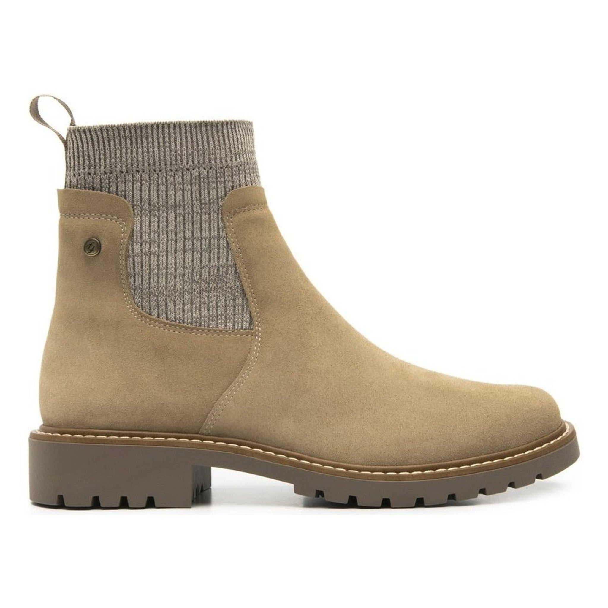 Botines Estilo Chelsea Mujer Flexi 37821 Arena Confort Moda