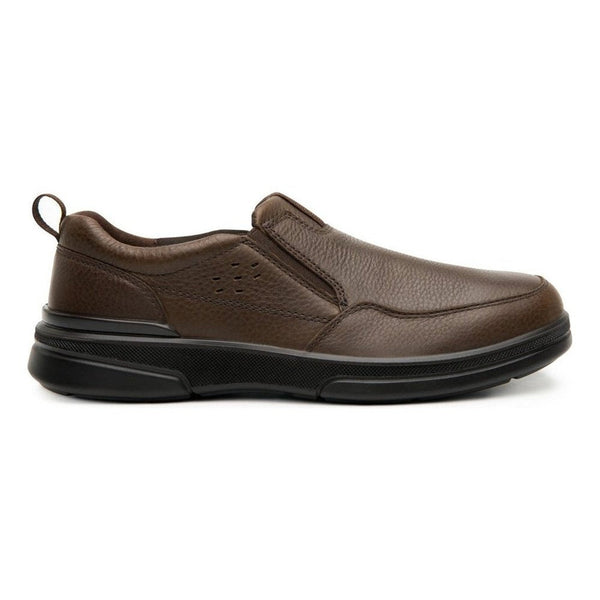 Mocasines Slip On De Hombre Flexi Clasicos 410606 Chocolate