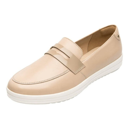 Zapato Casual Flexi Para Mujer Estilo Loafer 109403 Beige Original