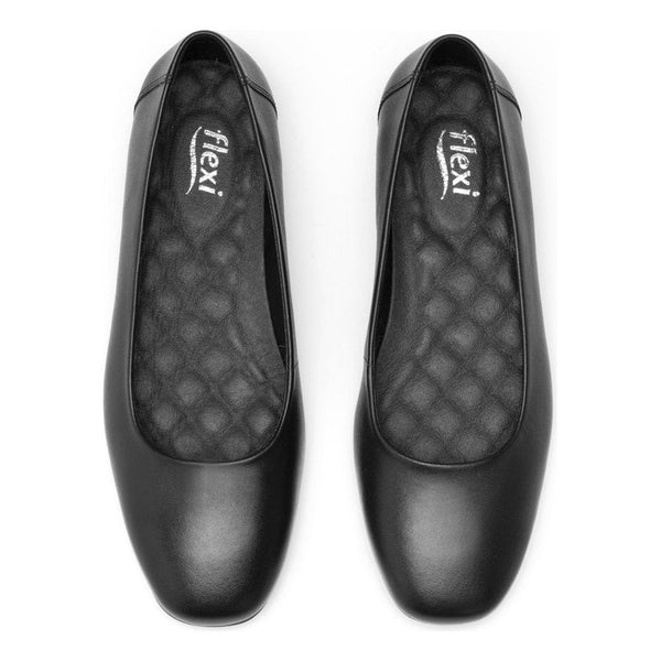 Flats Tipo Ballerina Confort Para Mujer Flexi 119901 Negro