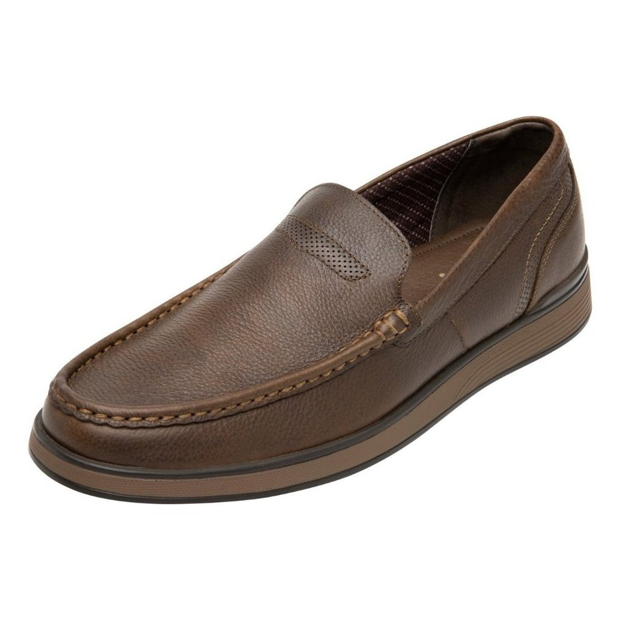 Mocasines Clasicos Hombre Flexi Slip On 413201 Café Ligeros