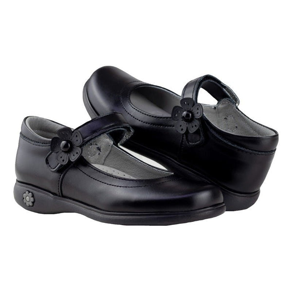 Zapatos Escolares Karsten Clasico Niña 18801-3a Negro Piel~