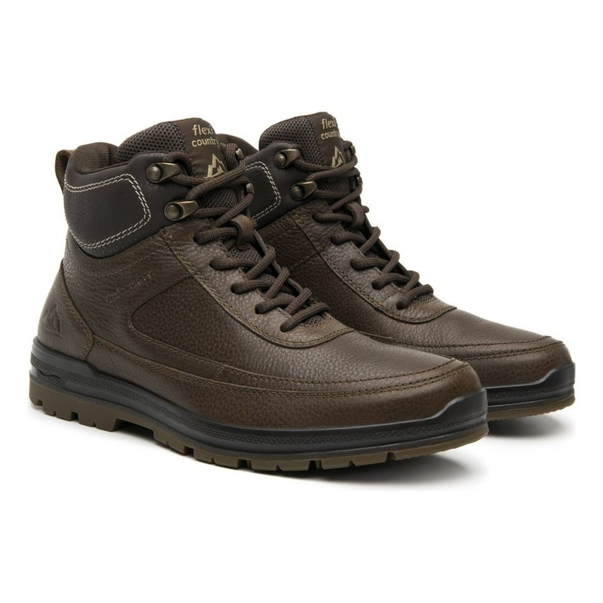 Botas Urbanas Flexi Country Para Hombre 92113 Chocolate Moda