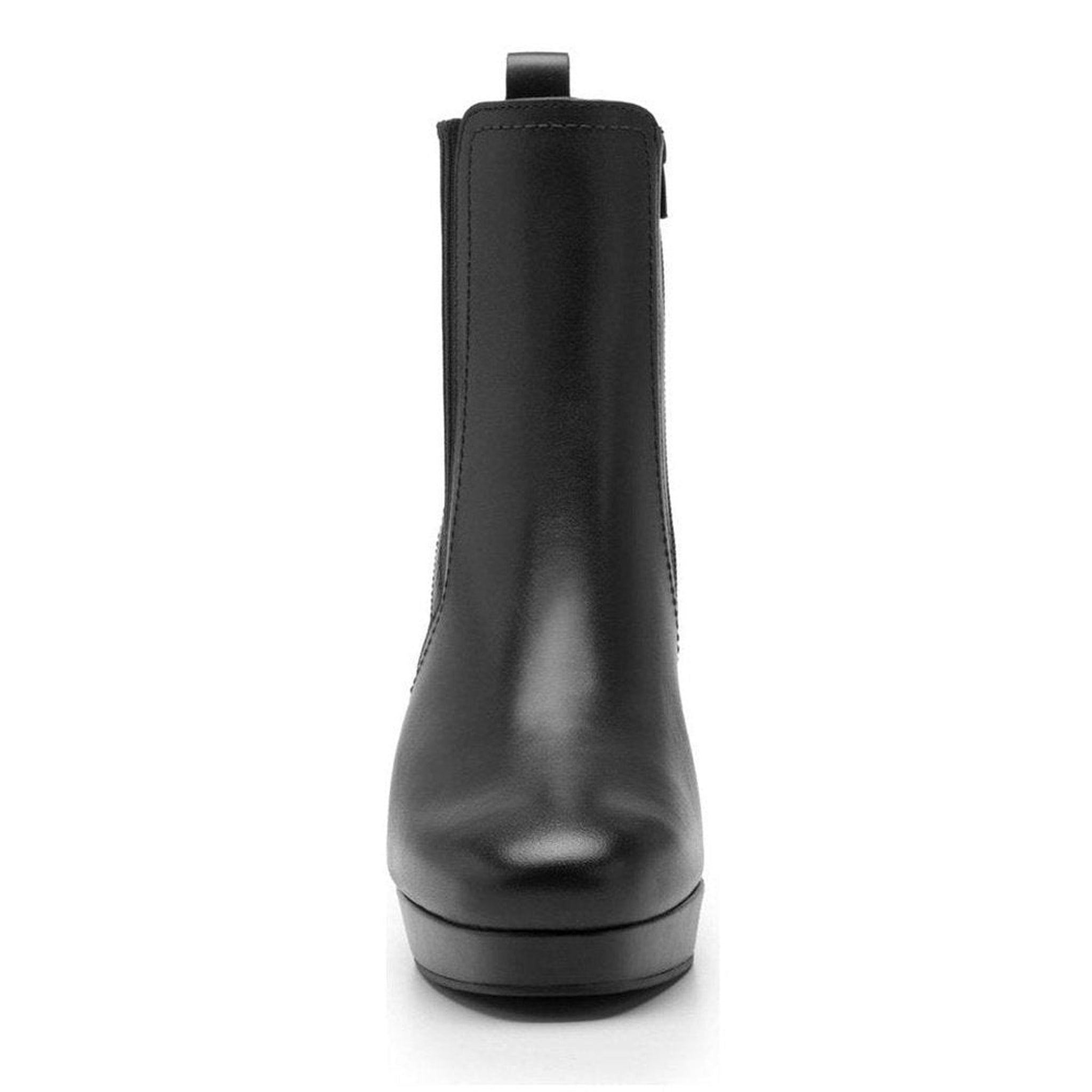 Botin De Tacon Para Mujer Flexi Cierre Lateral 118909 Negro