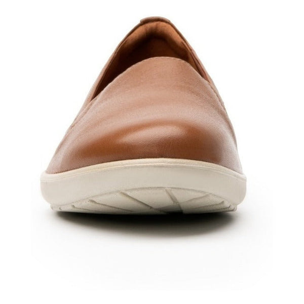 Zapato Slip On Flexi Mujer 101905 Tan Comodo Walking Soft