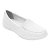 Zapato Flexi Mujer Slip On Comodo 35306 Blanco Walking Soft