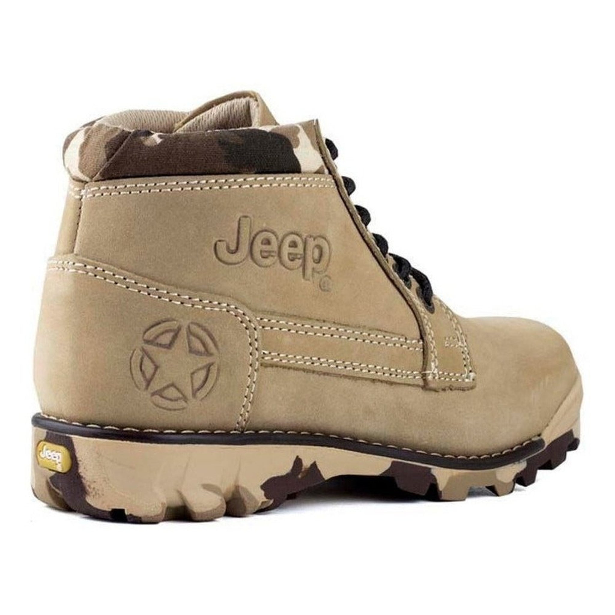 Botas Urbanas De Hombre Jeep 1950 Nob. Arena Camuflaje
