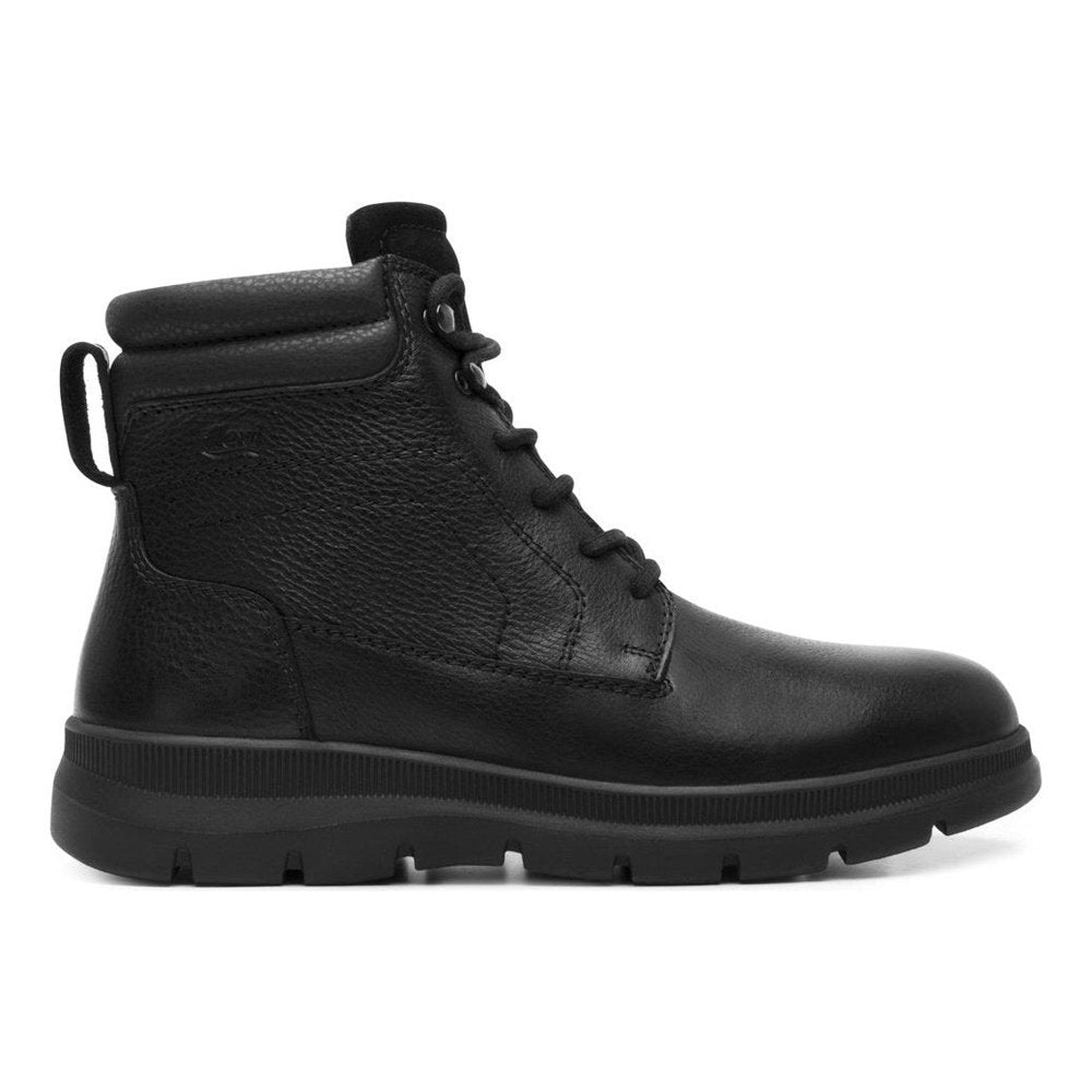 Botines Outdoors Flexi Para Hombre 416101 Negro Piel Granead