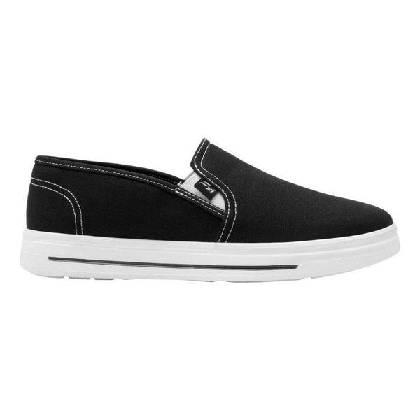 Tenis De Meter Estilo Slip On Clásicos Flexi 101813 Negro