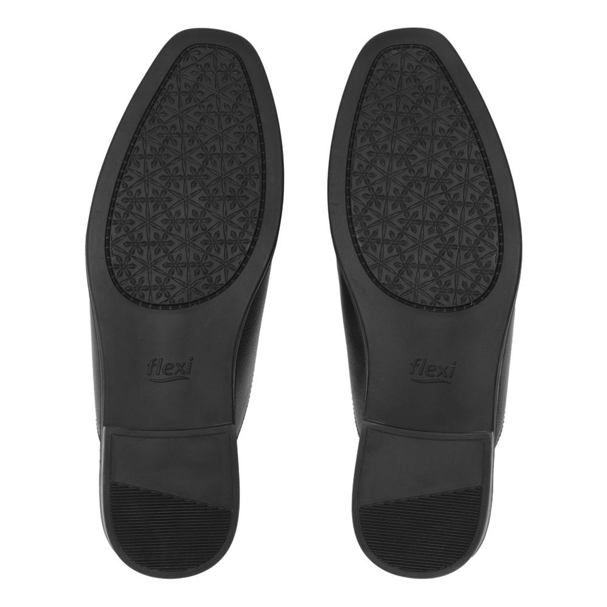 Flats Abierto Mujer Flexi Tipo Slipper 126603 Negro Hebilla