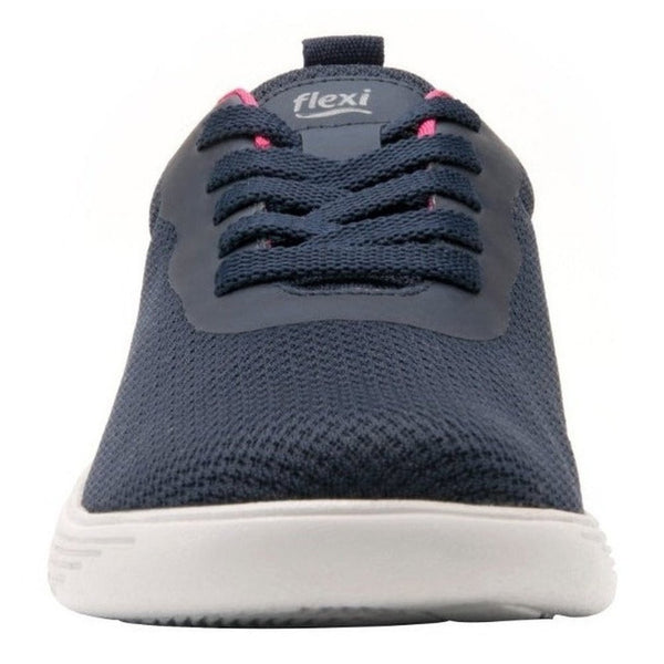 Tenis Urbanos De Mujer Flexi Suela Liviana 104906 Azul Comodo