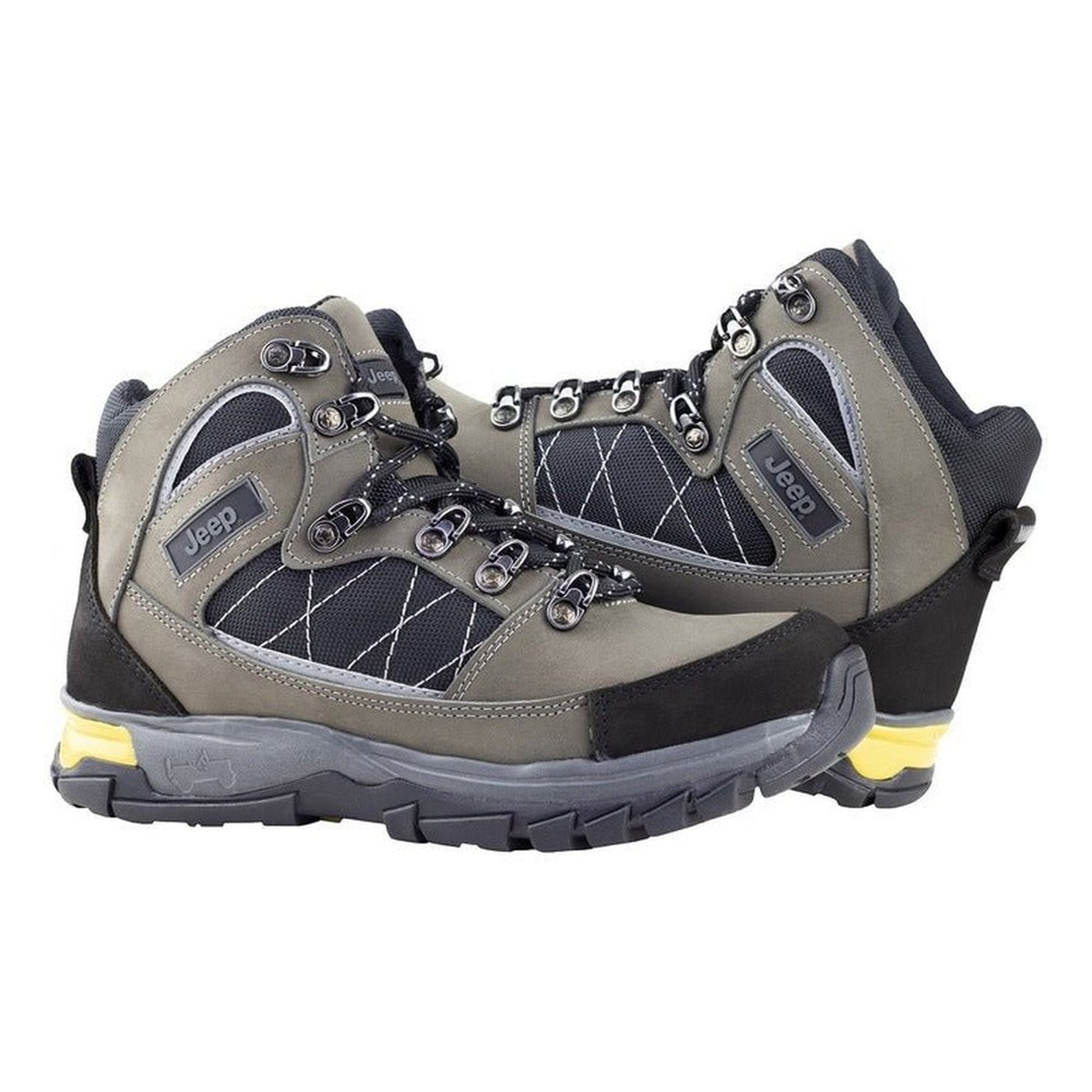 Botas Urbanas Jeep Tipo Semi Senderismo Hombre 4506 N. Gris