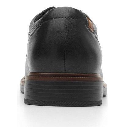 Zapato Derby Flexi Para Hombre 400102 Negro Clasico Vestir