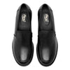 Mocasines Loafer Con Tacon De Mujer Flexi 119509 Piel Negro