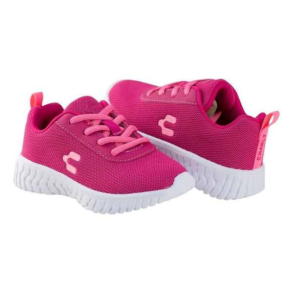 Tenis Running Niñas Charly Kids 1098317 Fiusha Rosa Confort