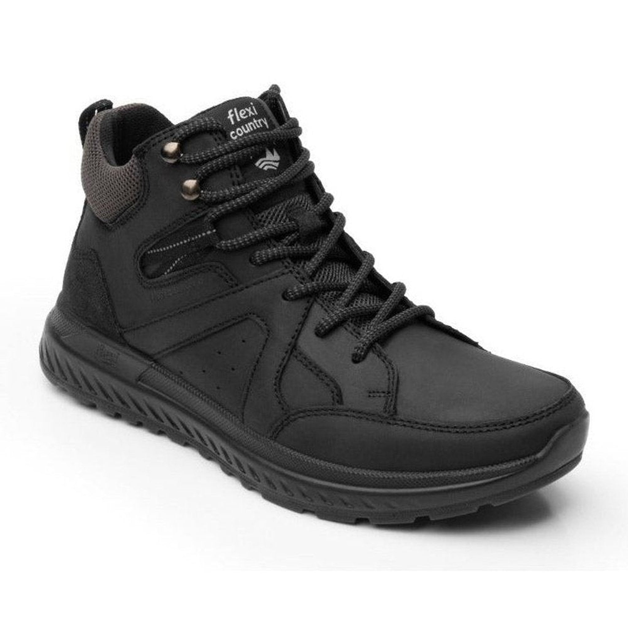 Bota Hombre Flexi Country Outdoor 403007 Negro Originales