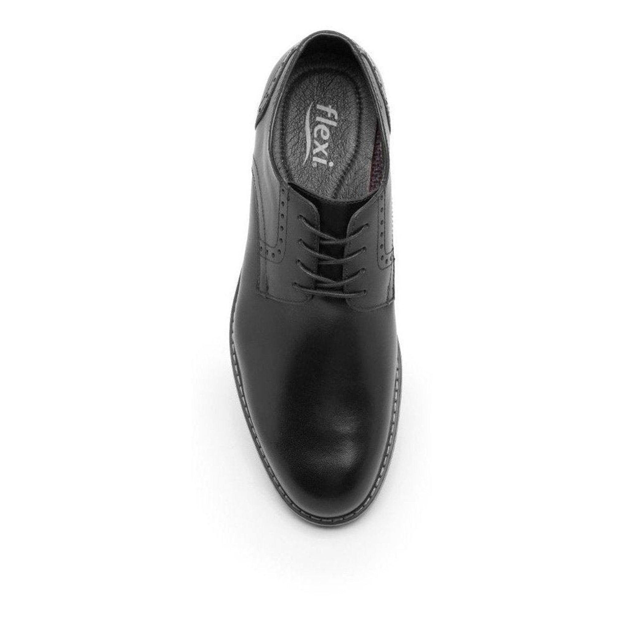 Flexi Zapato Derby Para Hombre 404601 Negro Originales