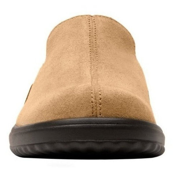 Zueco Estilo Mule Flexi Hombre Piel Nobuck 408004 Taupe