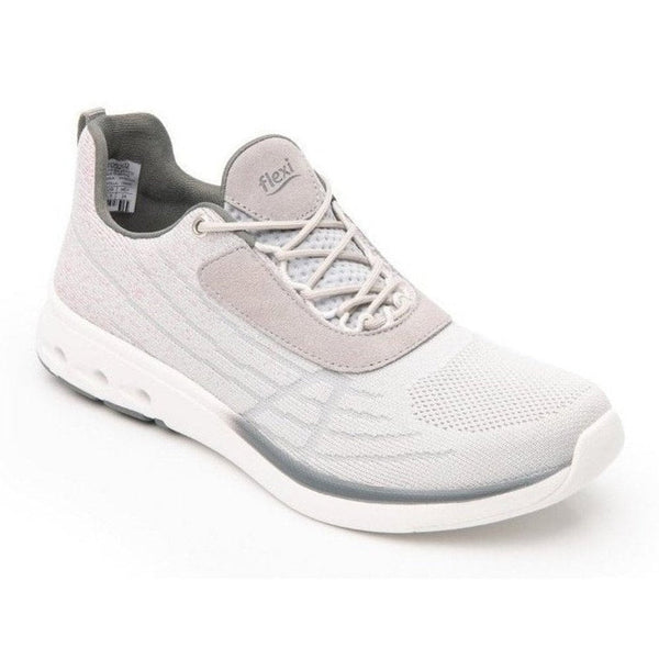 Tenis Mujer Flexi Extra Ligero Tejido 105202 Gris Original