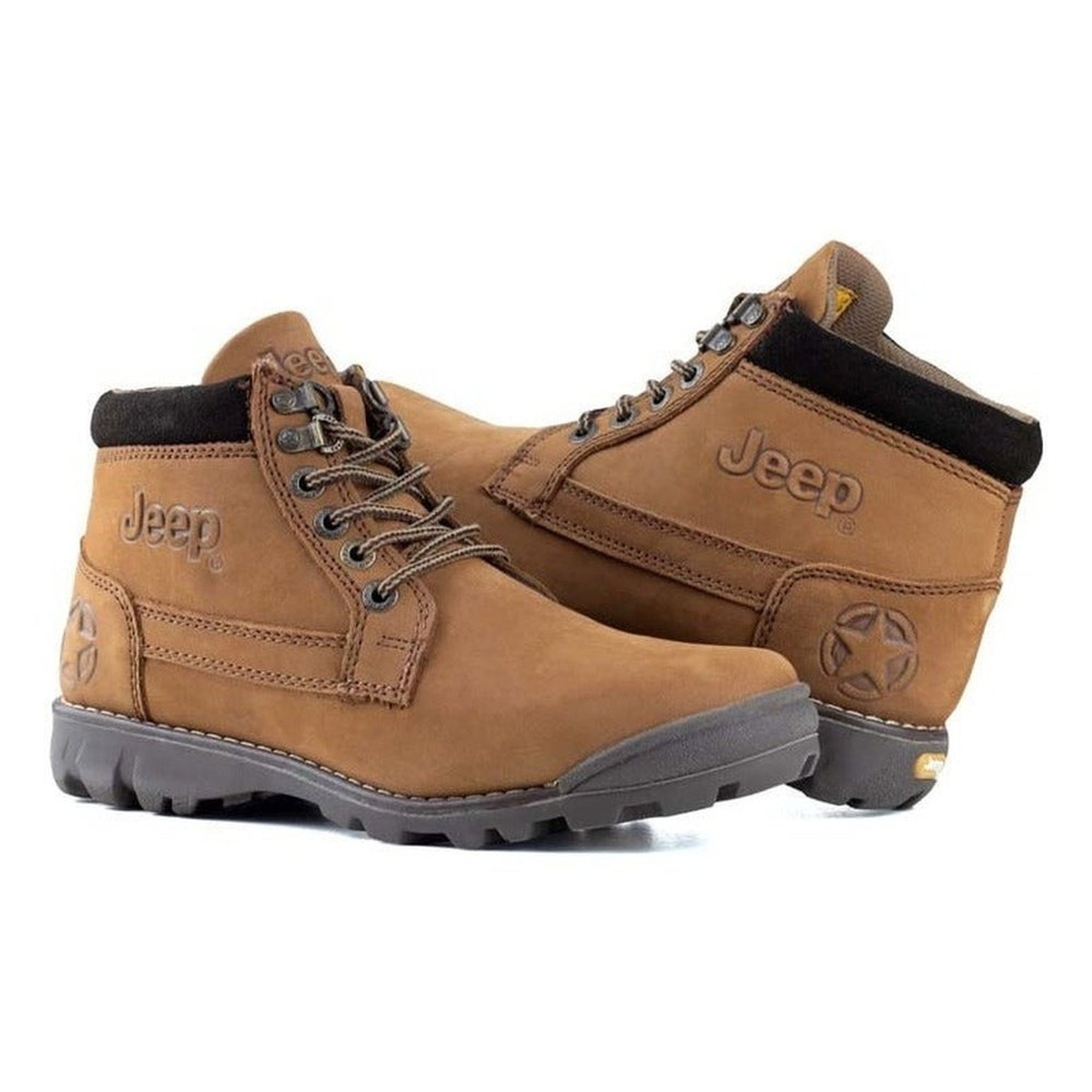 Botas Hiker Hombre Jeep 1950 Nobuck Bronce Originales
