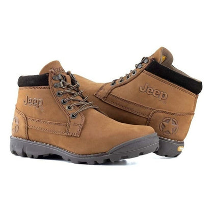 Botas Hiker Hombre Jeep 1950 Nobuck Bronce Originales