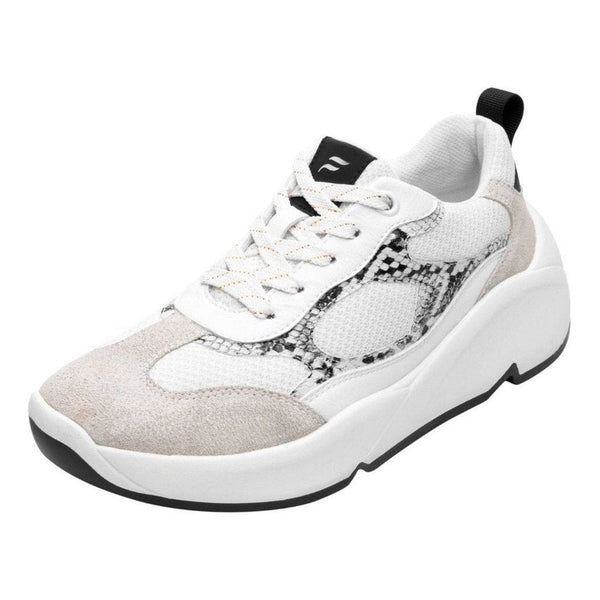 Tenis Urbano Sneaker Flexi Para Mujer 120301 Blanco Original