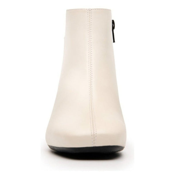 Botines Con Tacon Flexi Para Mujer Semi Vestir 119706 Beige