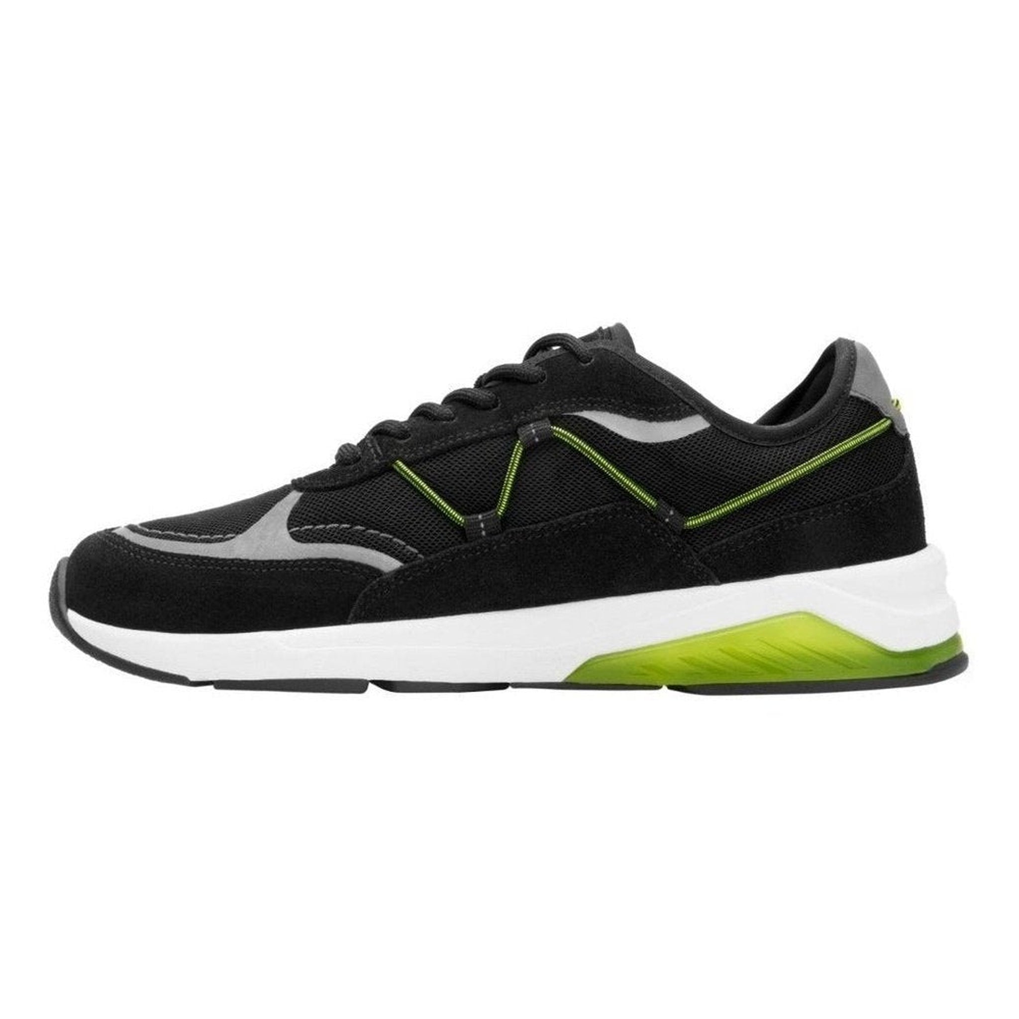 Tenis Urbanos De Hombre Flexi 407502 Negro Suela Ligera