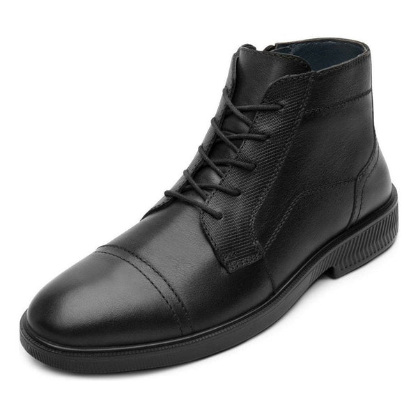 Botines Semi Vestir Negro Flexi Hombre 412306 Cierre Lateral