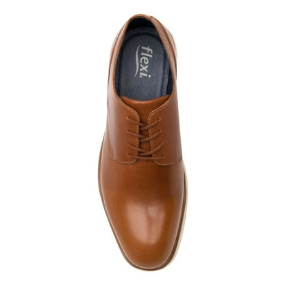 Zapato Hombre Tipo Derby Flexi Original 409401 Tan Ligero