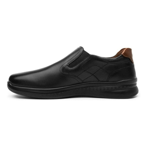 Mocasin Flexi Hombre Piel Casual 408203 Negro Originales