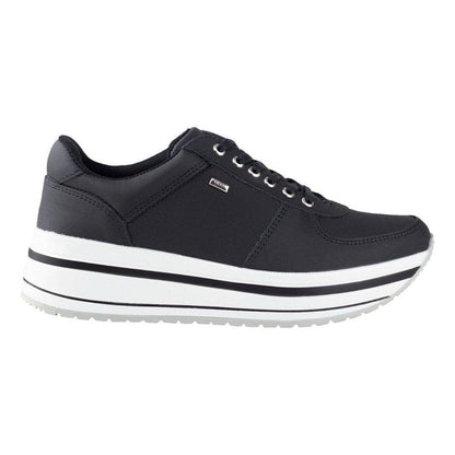 Tenis Para Mujer Flexi Urbano Plataforma 101001 Negro +4.5a