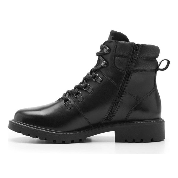 Botas Urbanas Flexi Outdoors Mujer 37819 Negro Piel Cierre