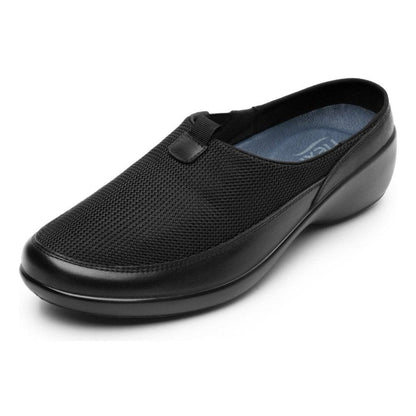 Zapato Flexi Tipo Zueco Destalonado Mujer 51724 Negro Textil