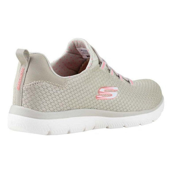 Tenis Skechers Summits Sport 149149 Beige Rosa Memory Foam