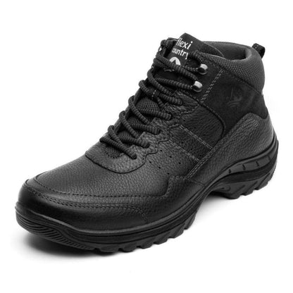 Botines Hombre Flexi Country Outdoors Comodos 66517 Negro