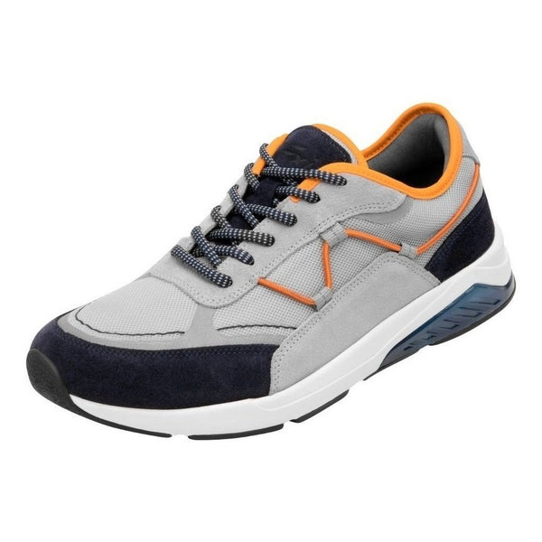 Tenis Moderno Para Hombre Flexi 407502 Gris Suela Liviana