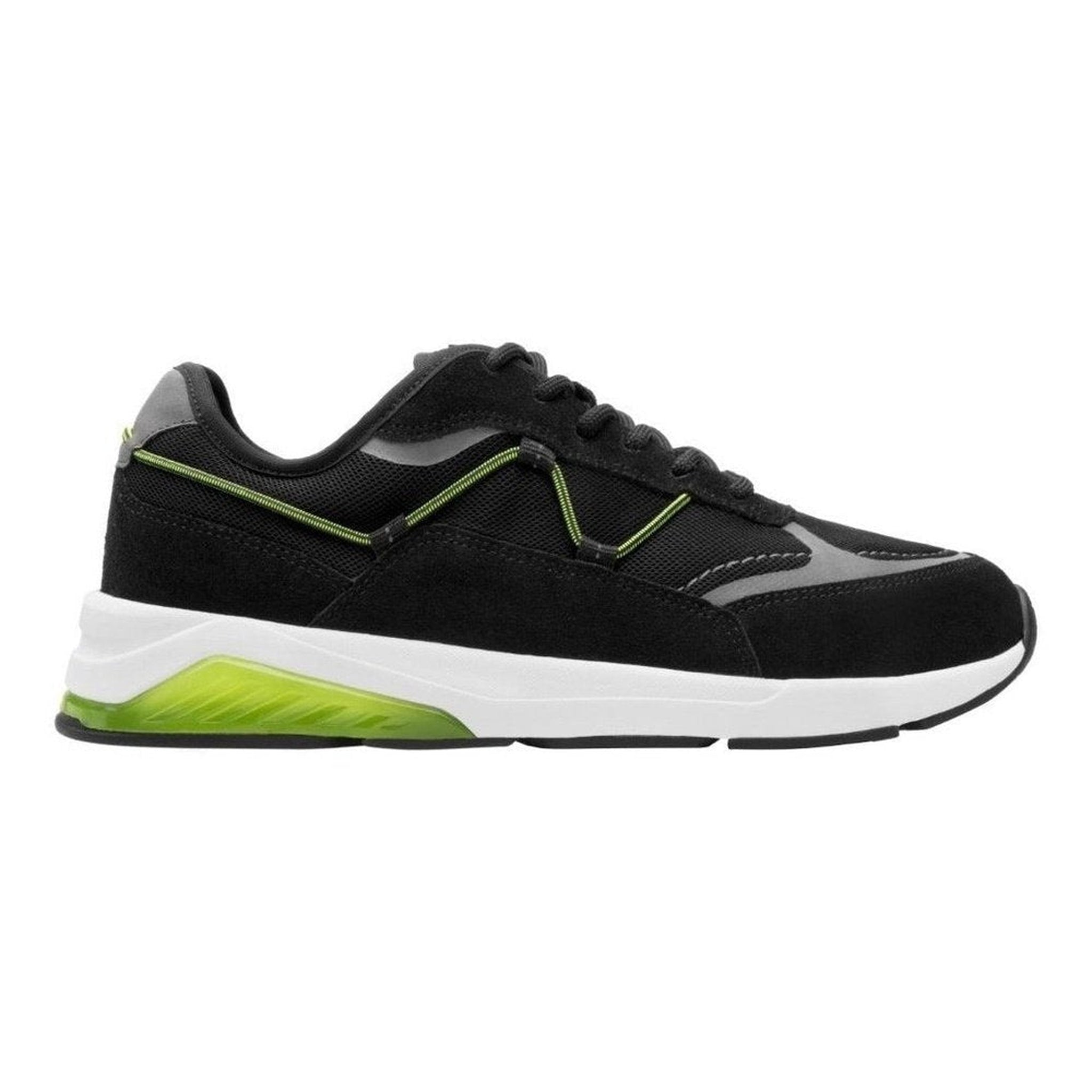 Tenis Urbanos De Hombre Flexi 407502 Negro Suela Ligera