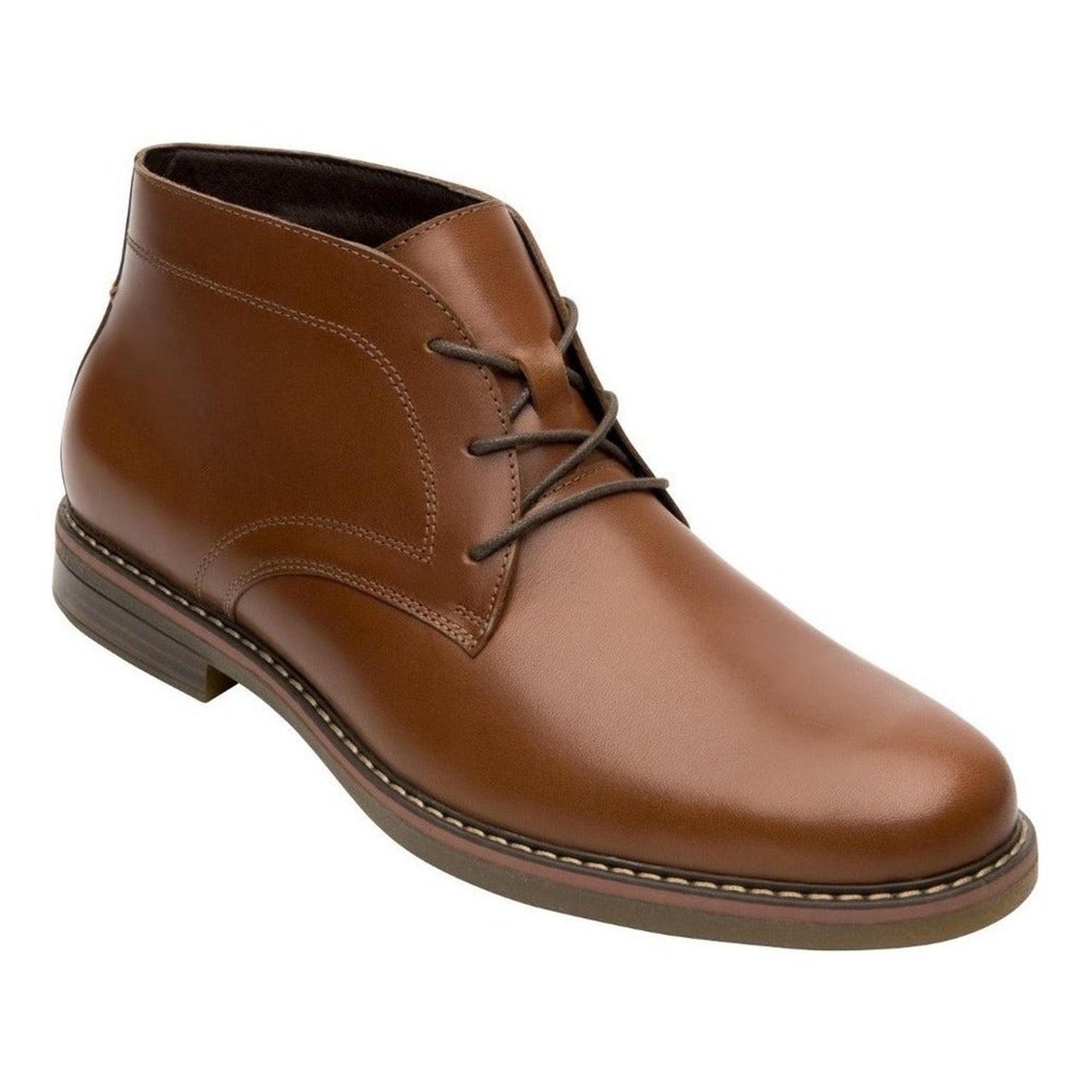 Botines Clásicos De Vestir Para Hombre Flexi 404606 Tan~