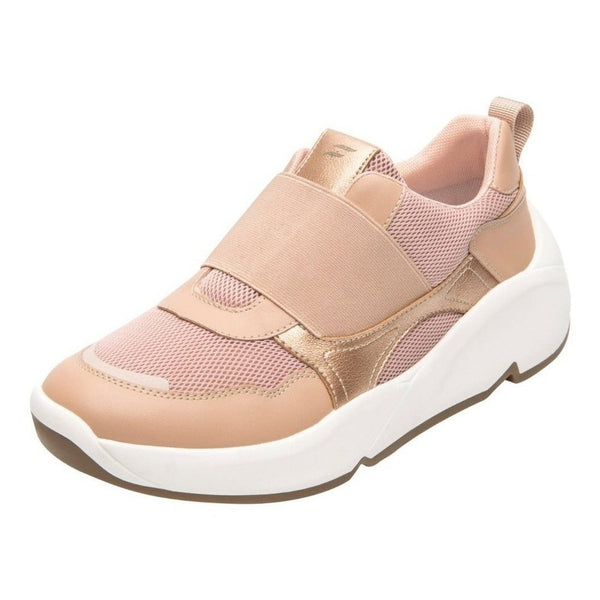 Tenis Urbano Con Plataforma Mujer Flexi Fxi 120302 Rosa