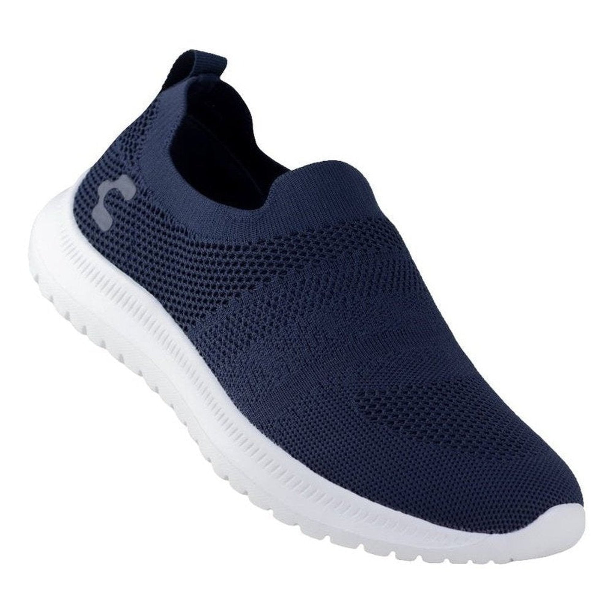 Tenis Charly Hombre De Calcetin Relax 1086364 Marino Blanco~