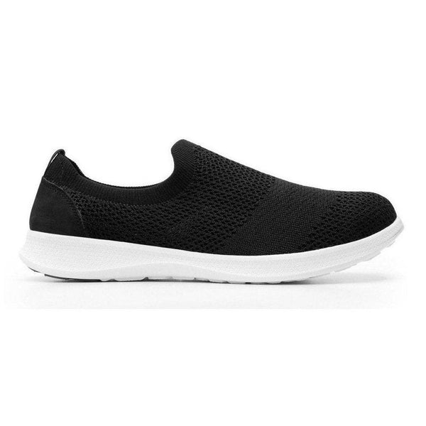 Tenis Flexi Estilo Calcetín Mujer 101302 Negro Recovery Foam