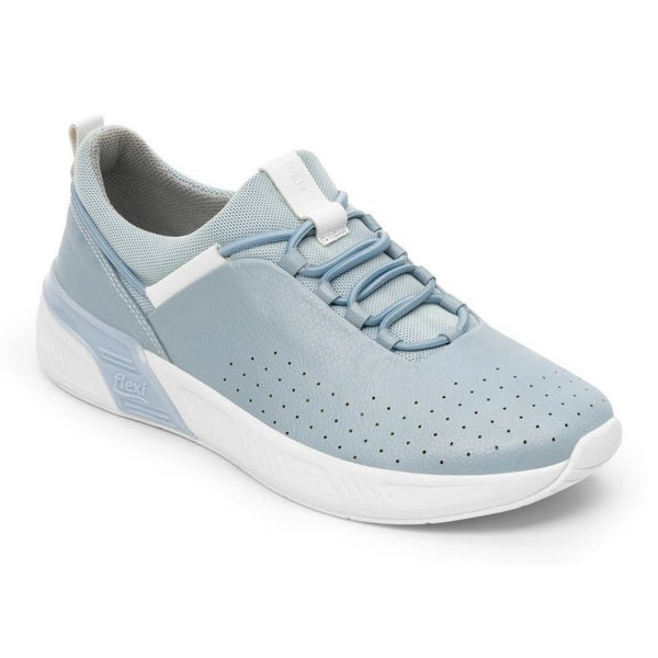 Tenis Urbano Para Mujer Flexi 104403 Azul Suela Extra Ligera